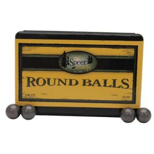 Speer Muzzleloader Round Lead Balls .454" 140 gr MZRB 100/ct 44 Black Powder