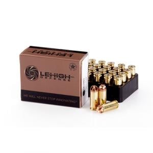 Lehigh Ammo Xtreme Defense 10mm Auto 115 Grain Fluid Transfer Monolithic 1700 fps 20 Rd./Box
