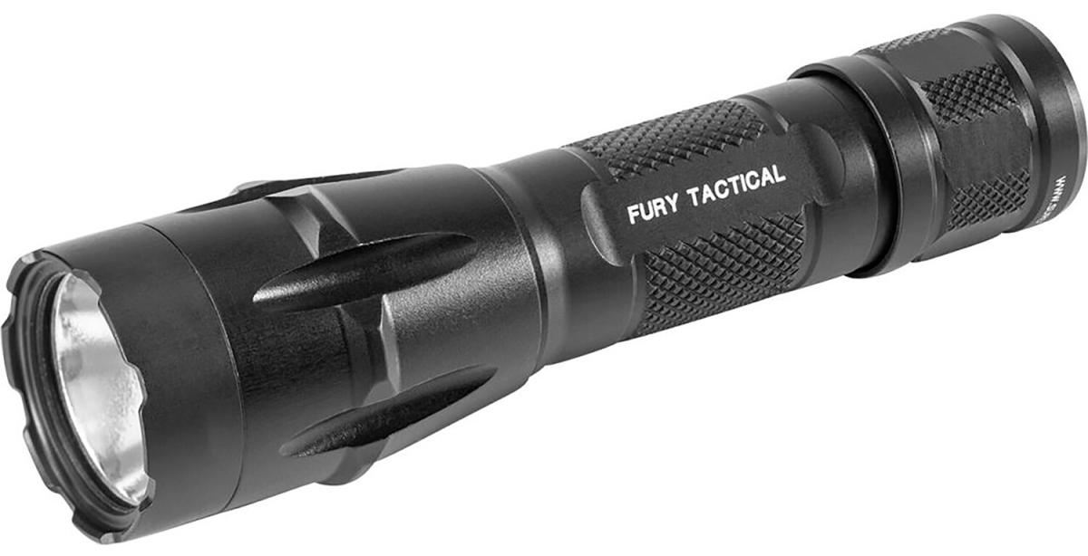 SureFire Fury Dual Fuel Tactical Flashlight 1500 Lumens, Black