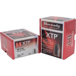 Hornady XTP Bullets 45 Caliber (451 Diameter) 200 Grain Jacketed Hollow Point Box of 100