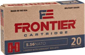 Hornady Frontier Ammo 5.56mm Nato 55gr Fmj M193 - 5.56mm Nato 55gr Full Metal Jacket 20/Box 223/5.56