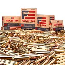 Hornady Frontier 5.56x45mm Nato 55 Grain Full Metal Jacket Brass Cased Centerfire 1000 Rounds