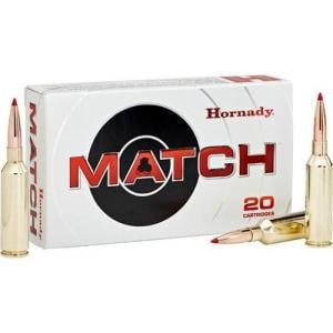 Hornady Match 6.5mm PRC 147 Grain Extremely Low Drag Match Brass Cased Centerfire 20 Rounds 6.5 PRC