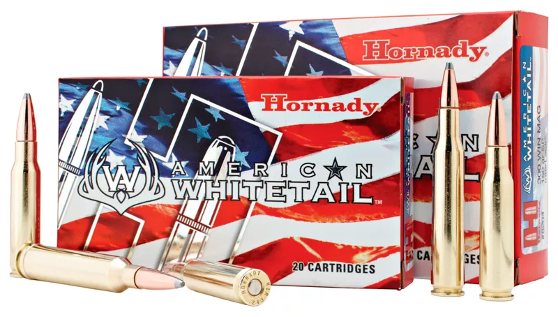 Hornady American Whitetail, .300 Winchester Magnum, InterLock SP, 180 Grain, 20 Rounds 300 Win Mag