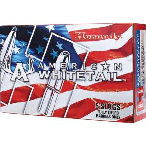 Hornady American Whitetail, 12 Gauge, 2 3/4" Sabot Slugs, 325 grain, 5 Rounds