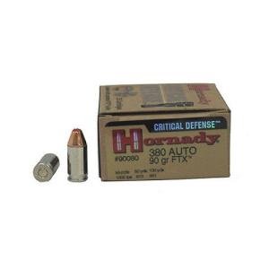 Hornady Critical Defense 380 Auto Ammo - 380 Auto 90gr Flex Tip Expanding 25/Box 380 ACP