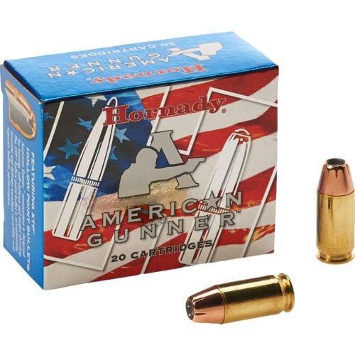 Hornady American Gunner Handgun Ammunition .45 ACP 185 gr XTP 970 fps 20/box