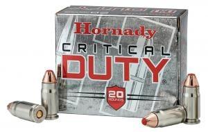 Hornady Critical Duty Handgun Ammo .357 Sig 135 gr Flex Tip 1225 fps 20/Box