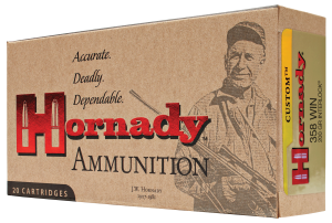 Hornady Custom 358 Win 200 gr 2475 fps InterLock Spire Point 91318 Single Box - 20 Rounds