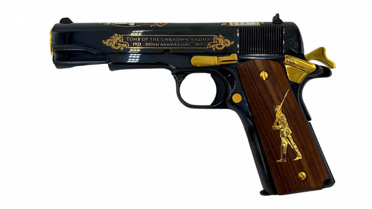 Colt 1911 Government Series Engraved Tomb of the Unknown Soldier .45 ACP