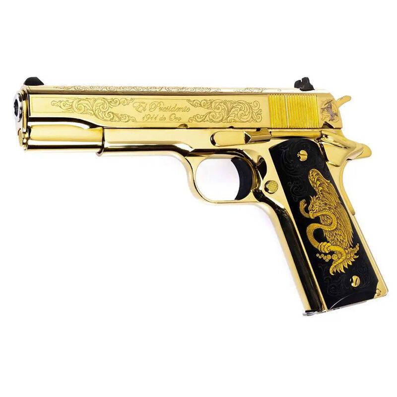 Colt 1911 El Presidente de Oro 38 Super