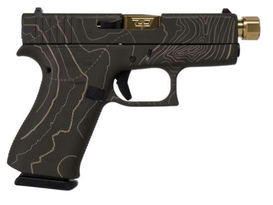 Shark Coast Tactical Glock G43X 9MM Topography Green