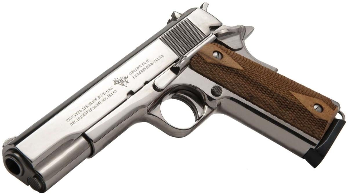 Cimarron 1911 Nickel 45 ACP