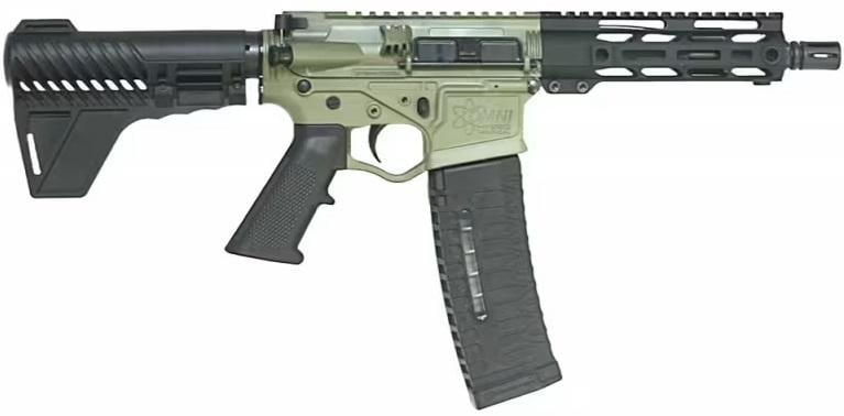 American Tactical Imports Omni Hybrid Maxx OD Green / Black 5.56 / .223 Rem 7.5" Barrel 60-Rounds 223/5.56