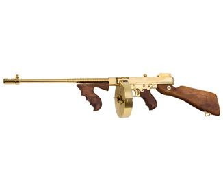 Auto Ordnance Thompson 1927A-1 Deluxe Rifle 16.5" BBL 50 Rd. Titanium Gold BLEM 45 ACP