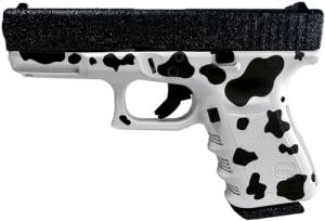 Glock G22 Gen3 Cow Print/Black Glitter .40 S&W