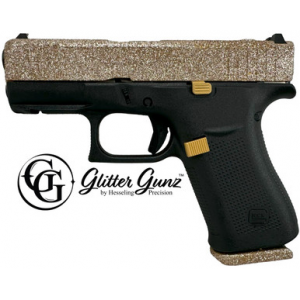 Glock 43x MOS Glitter Gunz Midas 9mm