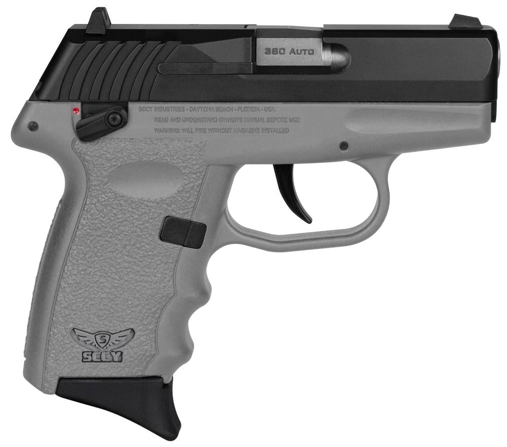 SCCY Industries CPX-4 Sniper Gray/Black Manual Thumb Safety .380 ACP