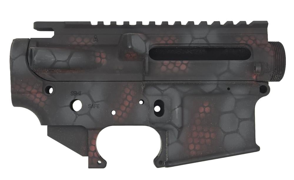 Daniel Defense DDM4 Red Crocodile Striped Lower Receiver