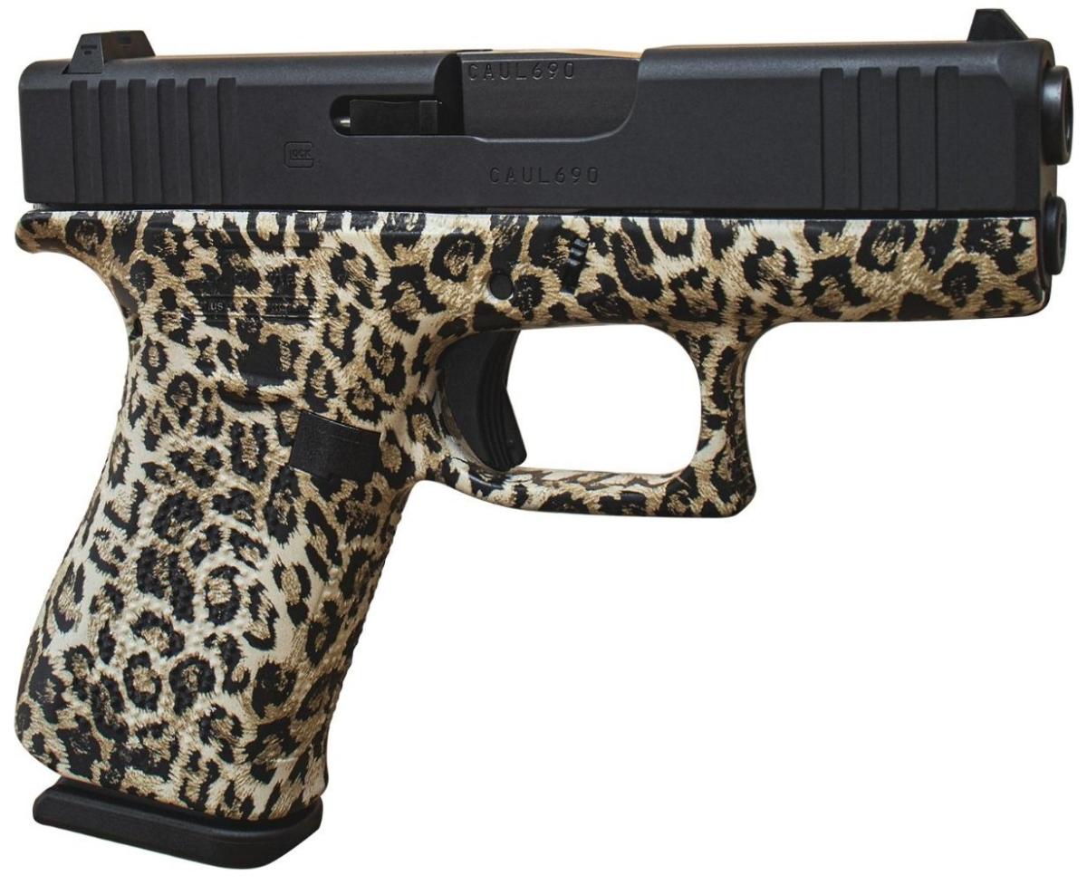 Glock G43X Custom "Leopard Print" 9mm