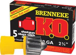 Brenneke SL-202KO-2009827 KO Slugs 20ga 3/4oz 2 3/4-inch