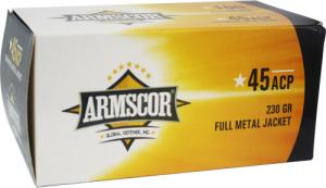 Armscor ARMSCOR AMMO .45ACP 230GR. FMJ VALUE PACK 100 ROUND PACK 45 ACP