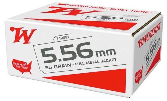 Winchester USA Lake City M193 Rifle Ammunition 5.56mm 55 gr. FMJ 3240 fps 500/ct (Bulk Box) 223/5.56