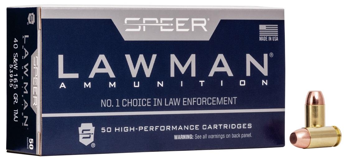 Speer Ammo Lawman TJM 53955 40 S&W