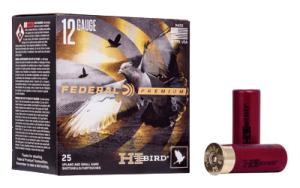 Federal Hi-Bird Shotshells 12ga  2-3/4" 1-1/8oz 1275 fps #8 25/ct