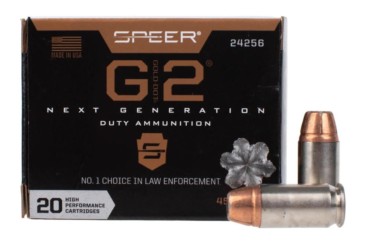Speer Ammo Gold Dot 45ACP+P 230Gr Gold Dot G2 20 Ct 45 ACP