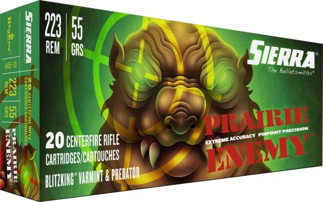 223 Remington ~ 55 Grain ~ Prairie Enemy