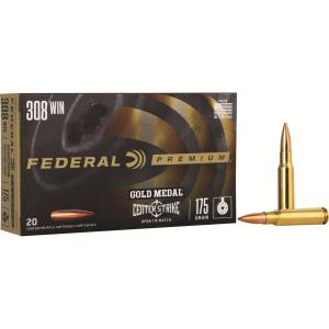 Federal Premium Gold Medal CenterStrike, .308 Winchester, OTM, 175 Grain, 20 Rounds