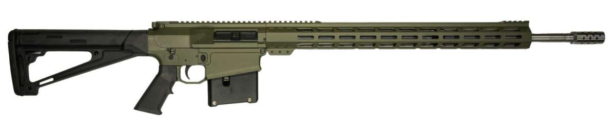 Great Lakes Firearms & Ammo GL10 AR-10 Rifle OD Green 7mm Rem Mag