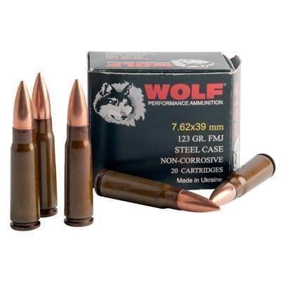 7.62x39 Wolf 123 FMJ 762BFMJ