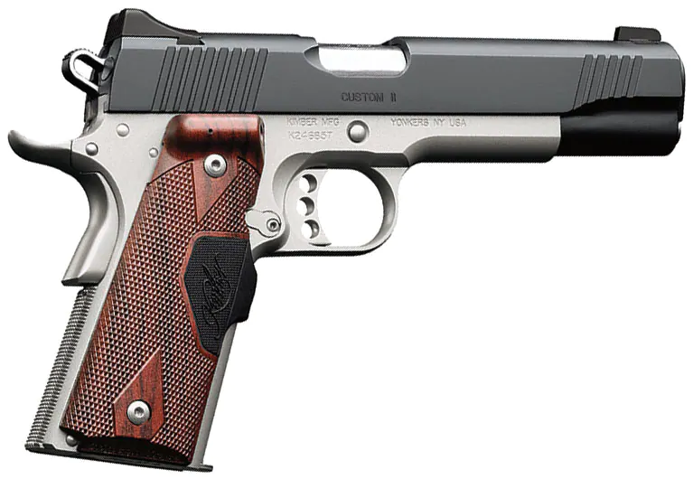 Kimber Custom II Two Tone Laser Grips .45 ACP