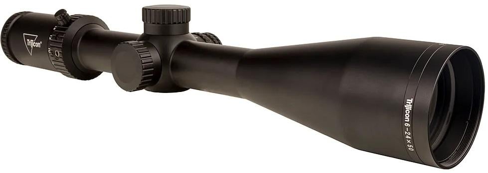 Trijicon Tenmile HX 6-24x50 2nd Focal Plane, Green LED Dot, MOA Ranging, 30mm Tube, Satin Black, Low Capped Adjusters