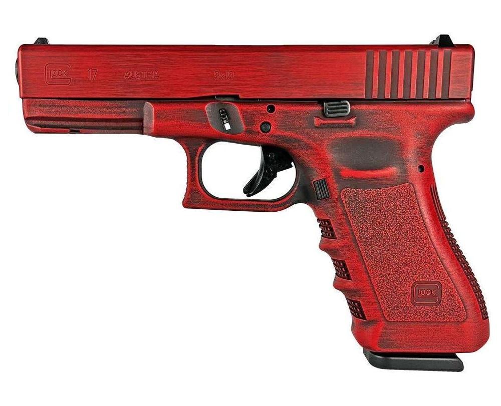 Glock 17 Gen 3 Distressed Red 9mm Luger