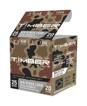Migra Timber Plus Shotshells - 20 Gauge - 25 Rounds