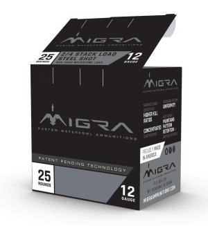 Migra Steel Shot Staxd Load 12 Gauge 1.25 oz 3in 4/6 Centerfire Shotgun Ammo 25 Rounds M-12S4-6