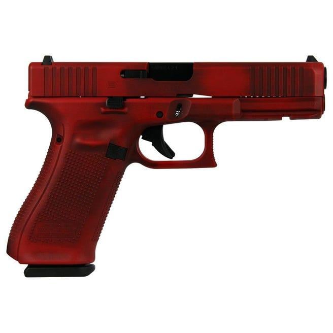 Glock 17 Gen 5 Distressed Red 9mm