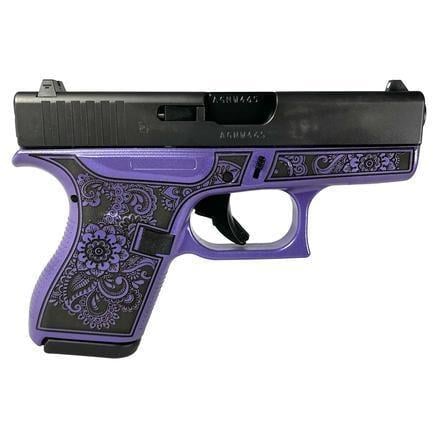 Glock 42 Auto Mandala w/ Purple Pearl .380