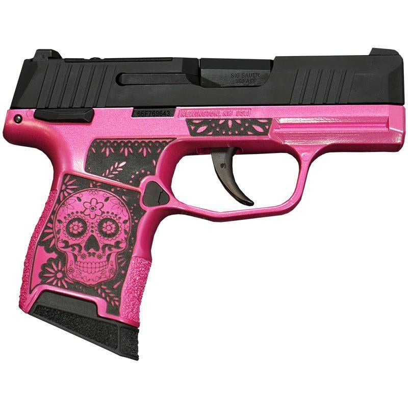 Sig Sauer P365 Sugar Skull Pink Medusa 380 ACP