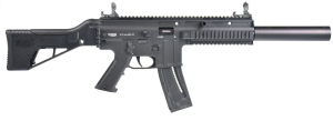 Blue Line Solutions M-15 SD 16.3" Barrel 10-Rounds w/ Faux Suppressor 22 LR