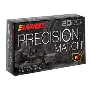 Barnes Bullets 30166 6.5 Creedmoor 140 Grain 20 Round Open Tip Match Boat Tail