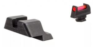 Trijicon Fiber Sight Set Glock 10MM/45ACP Fiber-Optic Red/Green