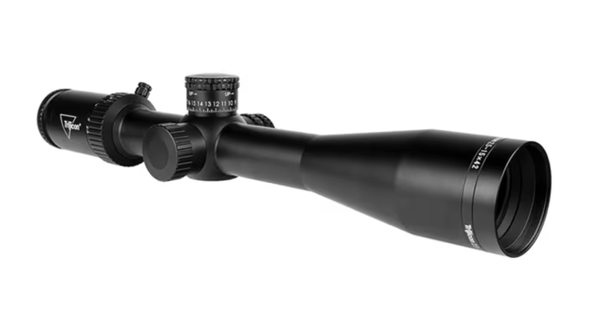 Trijicon Credo HX 2.5-15x42 SFP w/ Red MOA Center Dot, 30mm, Satin Black Riflescope