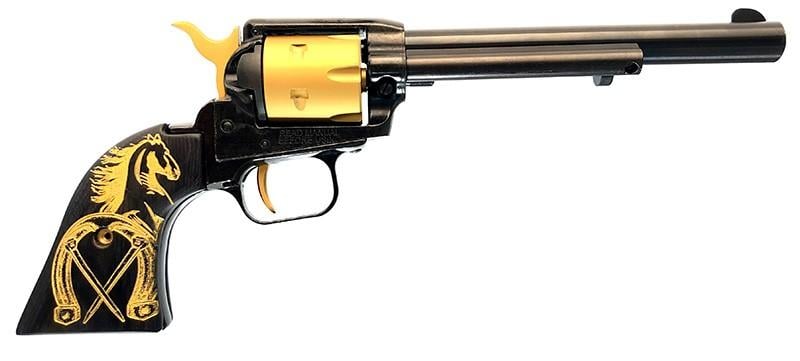Heritage Rough Rider Gold HorseShoe Exclusive 22 LR