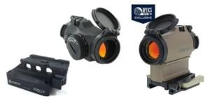 Aimpoint Micro T-2 Red Dot Reflex Sight, 2 MOA Dot Reticle, w/ Picatinny Mount, Black, Semi Matte, Anodized, 200170