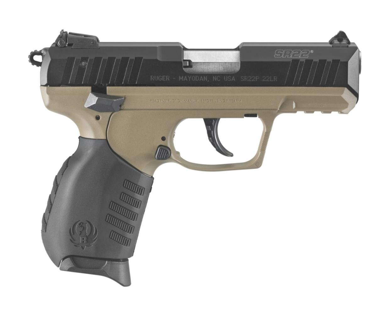 Ruger SR 22 Flat Dark Earth Rimfire 22 LR