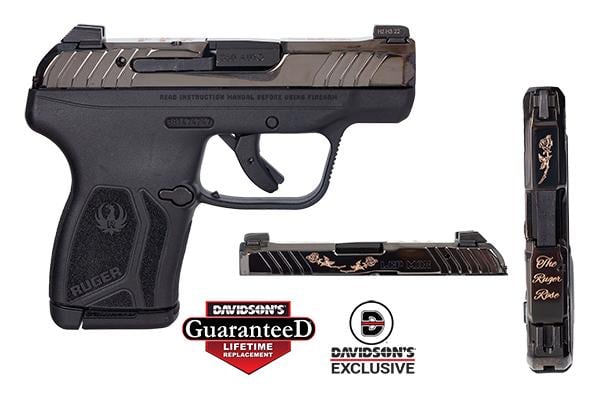 Ruger LCP Rose Davidsons Exclusive 380